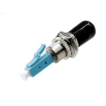LC/UPC male to ST/UPC Female Simplex Multimode OM3/OM4 Fiber Optic Adapter